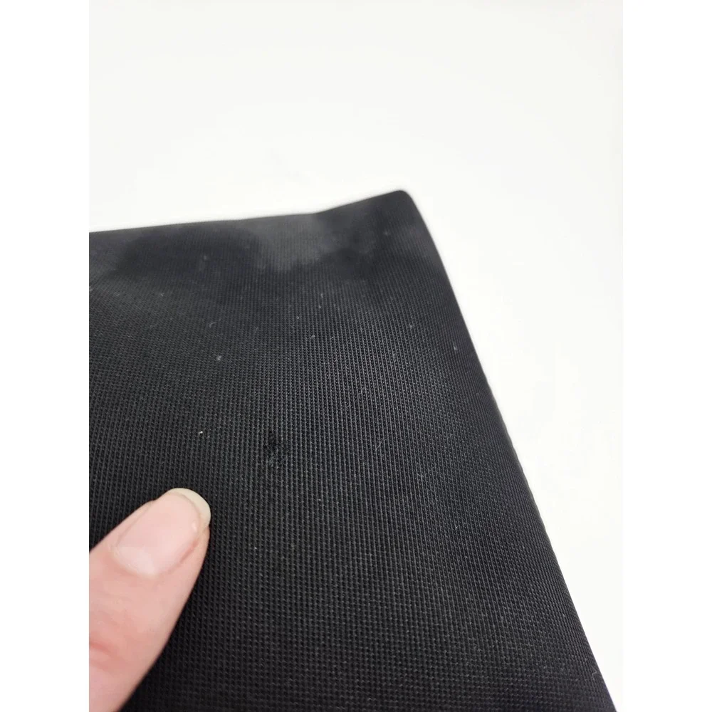 YSL Yves Saint Laurent Vintage Black Velvet Cosmetic Makeup Bag Velvet Heart